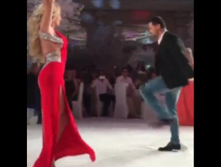 dasha and sergey pynzar dance paso doble at the wedding of ksenia borodina and kurban omarov 2 milf