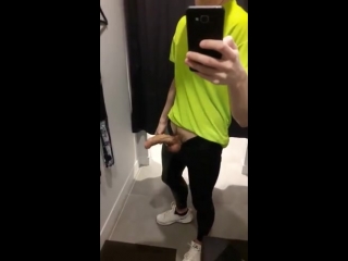 showed dick in fitting room and finished